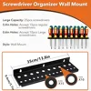 Screwdriver Organizer,Pliers Holder,Hammer Rack,Wrench Holder,Wall Mount Hand Tool Storage Organizer for Workshop,Shed,Garage 2