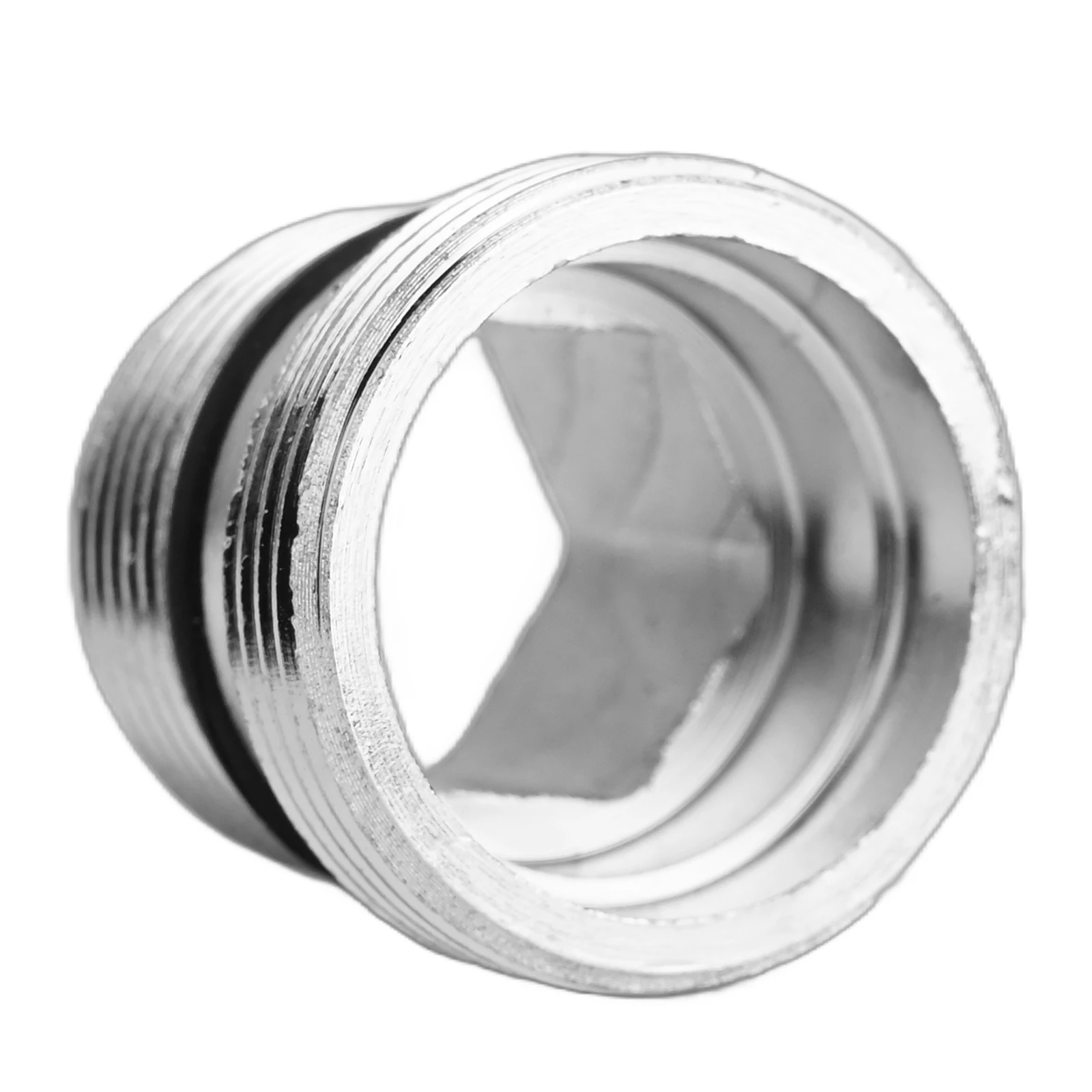 4pcs Tap Adapters Aerator Connector With Rubber Seal M18.5 To M22 Male Thread Bathroom Fixture Accessories