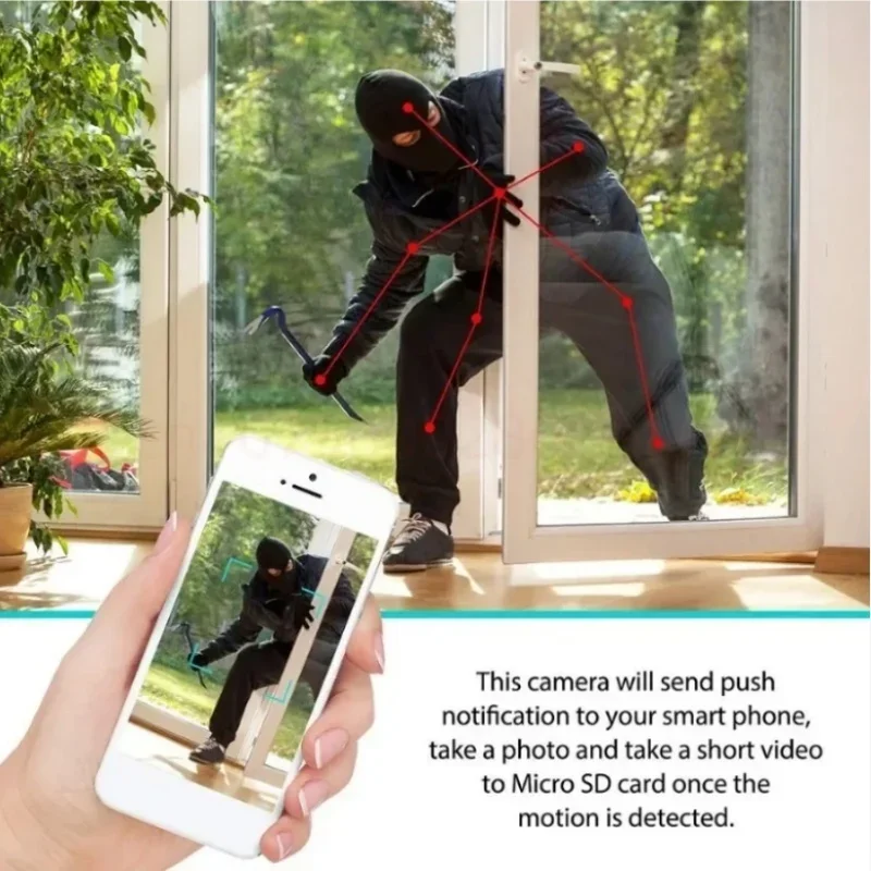 Mini Camera 1080P HD Wireless WiFi Smart Home Monitoring Video Recording High-Definition Intelligent Surveillance Mobile Phone 4
