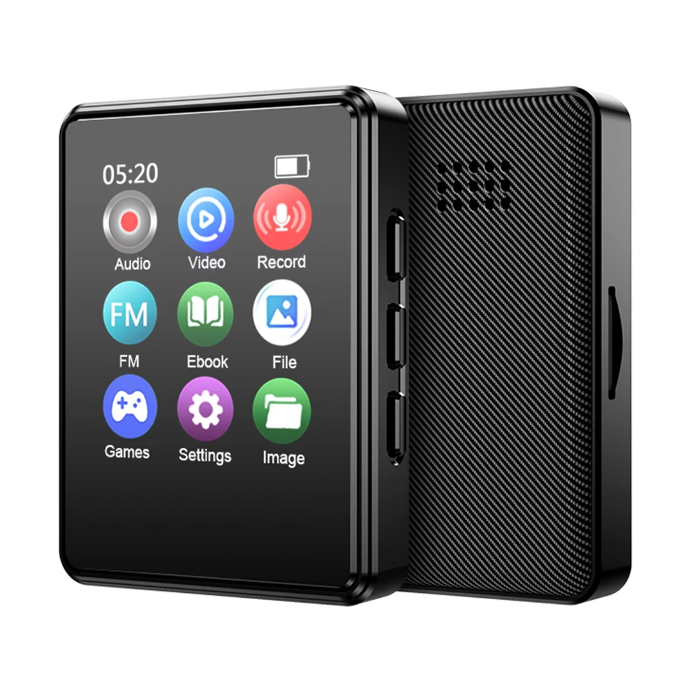 8/16/32/64G Portable Music Player 1.8inch Touch Screen Mini Music Player Bluetooth-Compatible 5.0 HIFI Sound for Kids