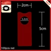 100PCS Red