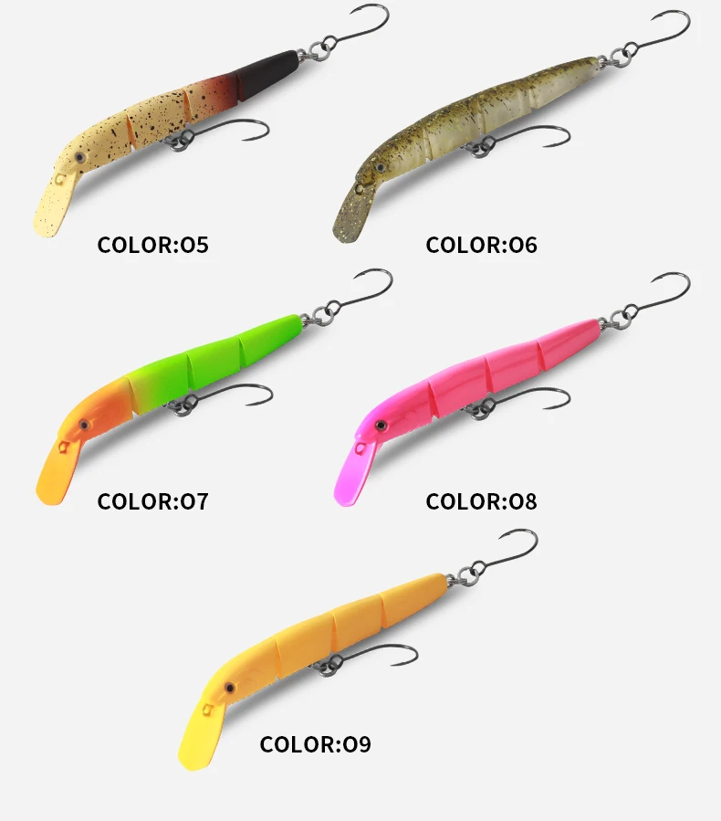 Leydun HYDRAM-S Gelenk-Angelköder 70mm 4g Sinkender Minnow Crank Wobbler Einzelhaken Forellen- und Bachköder für Süßwasser Künstlicher Köder – Detail 8