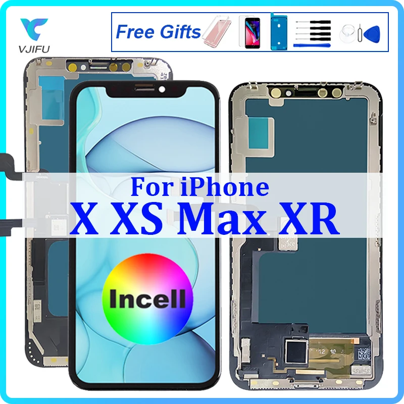 Schermo Oled Per Iphone X Xs Max Display Lcd 3D Touch Screen A1865 A1921 Ecran Digitizer Assembly Sostituzione Riparazione Del Telefono Cellulare