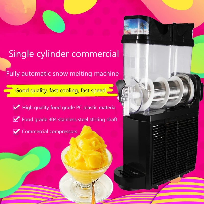 Description Picture 2 of itemPBOBP Snow Melting Machine Commercial Frozen Slushy Single Tanks Juicer Slush Fruit Maker