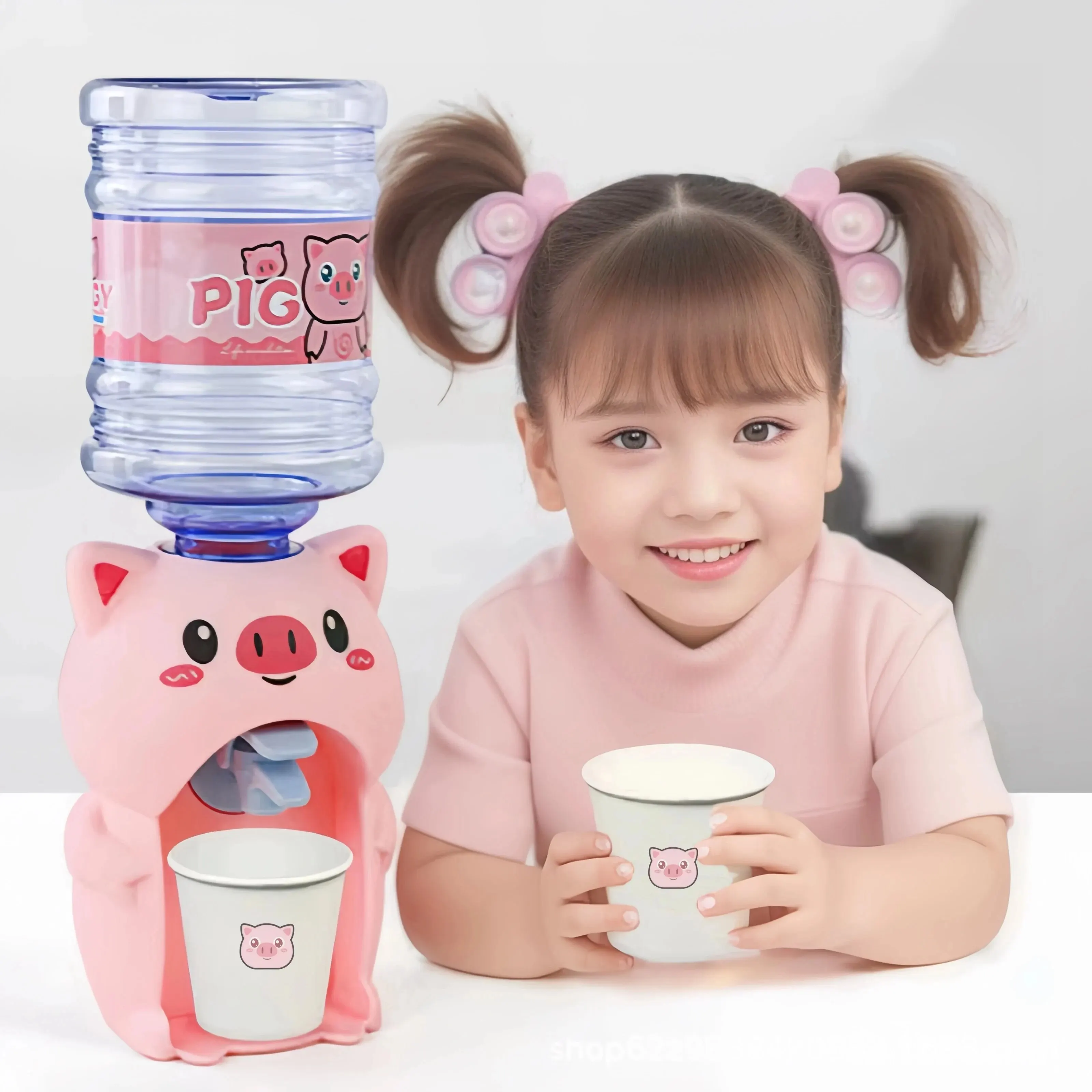 MiniWaterDispenserforChildrenKidsGiftCuteColdWarmWaterJuice