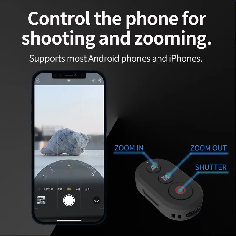 Smart Bluetooth Remote control For Insta360 X5/X4/X3/X2/Go3/Go3S/Ace Pro /AcePro2 GoPro 13/12/11/10/9 Sports Cameras Accessory