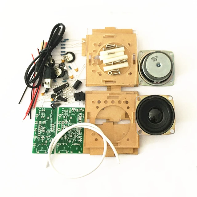 自作bluetooth スピーカーセット デュアルチャンネルBluetooth