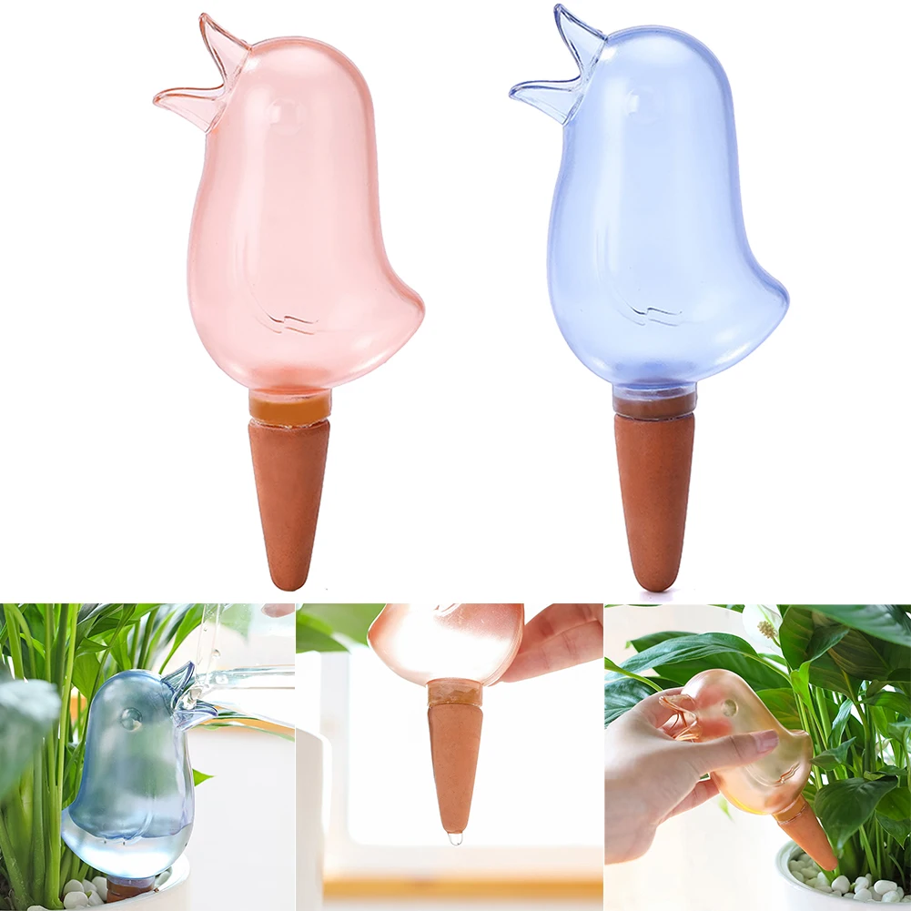 1PC Home Garden 200ml Bird Shape Drip Automatic Dripper Bird Shape Flower Pot Waterer Irrigation Automatic Dripper