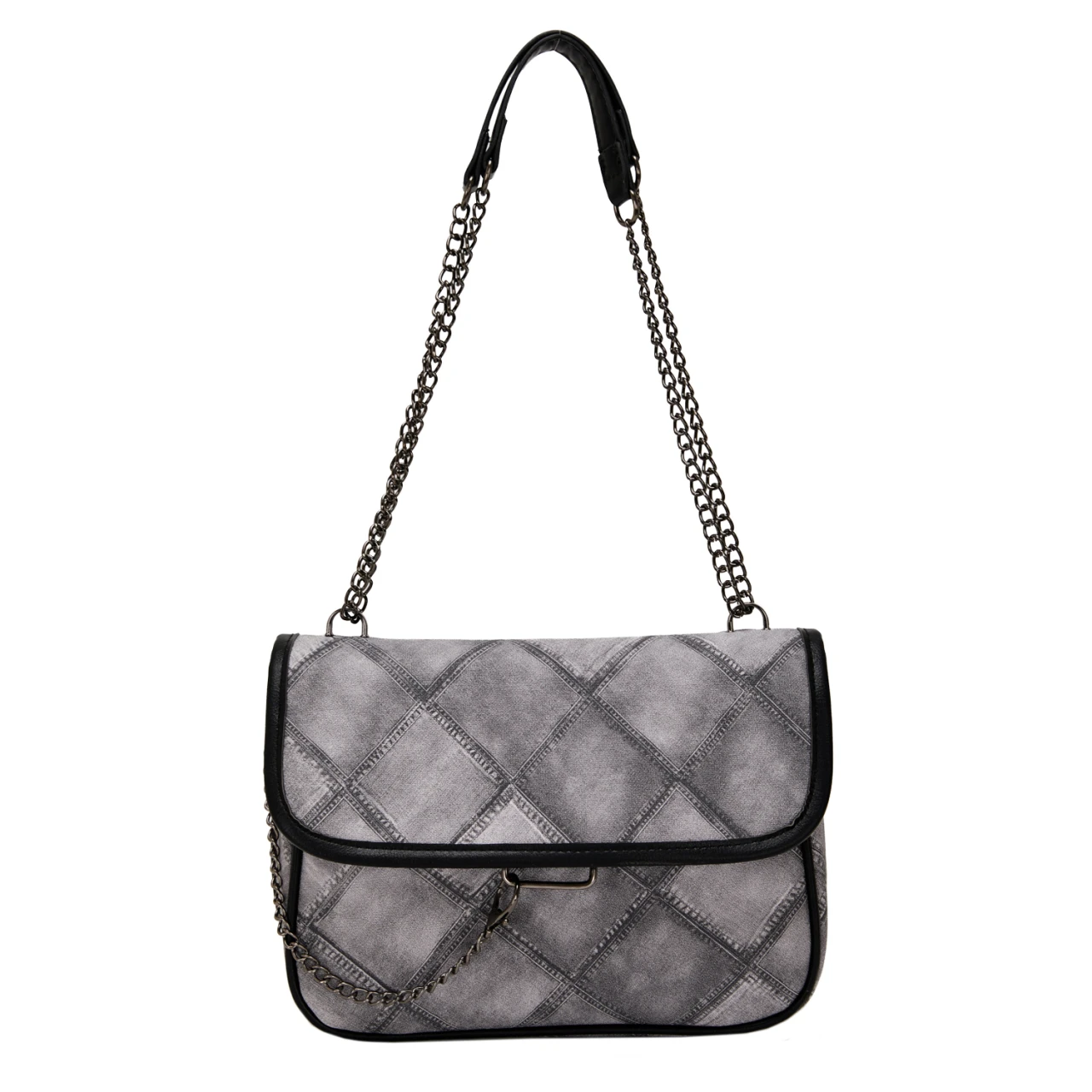 thumbnail image 1 of Bolso de hombro de PU con cadena retro y cremallera de gran venta 2024 para mujer, nuevo bolso de mano versátil de alta calidad para viajes diarios, 1 of 5