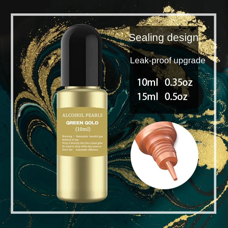 Epoxy Resin Pigment Mica Powder Pigment 10ml Liquid Colorant Dye DIY Handmade Craft Gypsum Powder Color