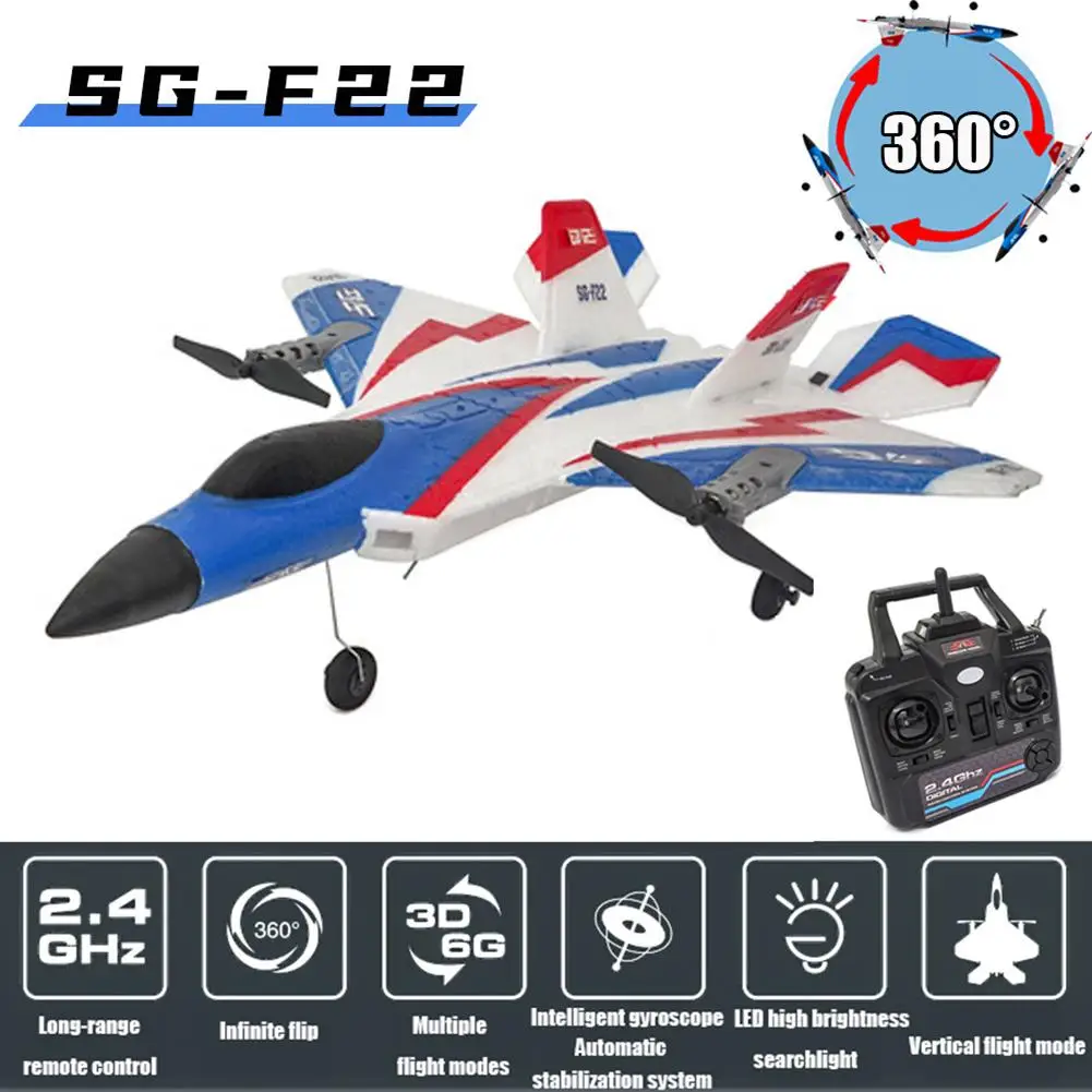 

F22 Remote Control Plane 2.4G Radio Control 3D Glider Epp Foam Remote Control Airplane Toys For Children Gifts