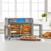 360 Air Fryer Oven Combo with French Door, 25 QT Extra Large, Cook Two Foods in Different Ways, Up to 6 3