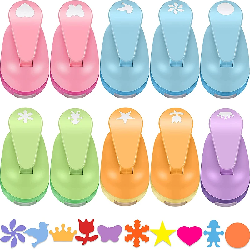 

1pcs Mini Paper Hole Punchers Different Crafting Designs Scrapbook Paper Punch Handmade Craft Hole Punch For DIY Card Kids Gift