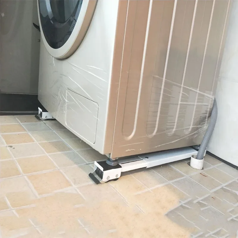 

Movable Base Home Stand Telescopic For Adjustable Refrigerator Fridge Washing Dryer Wheel Machine Trolley Appliance Feet