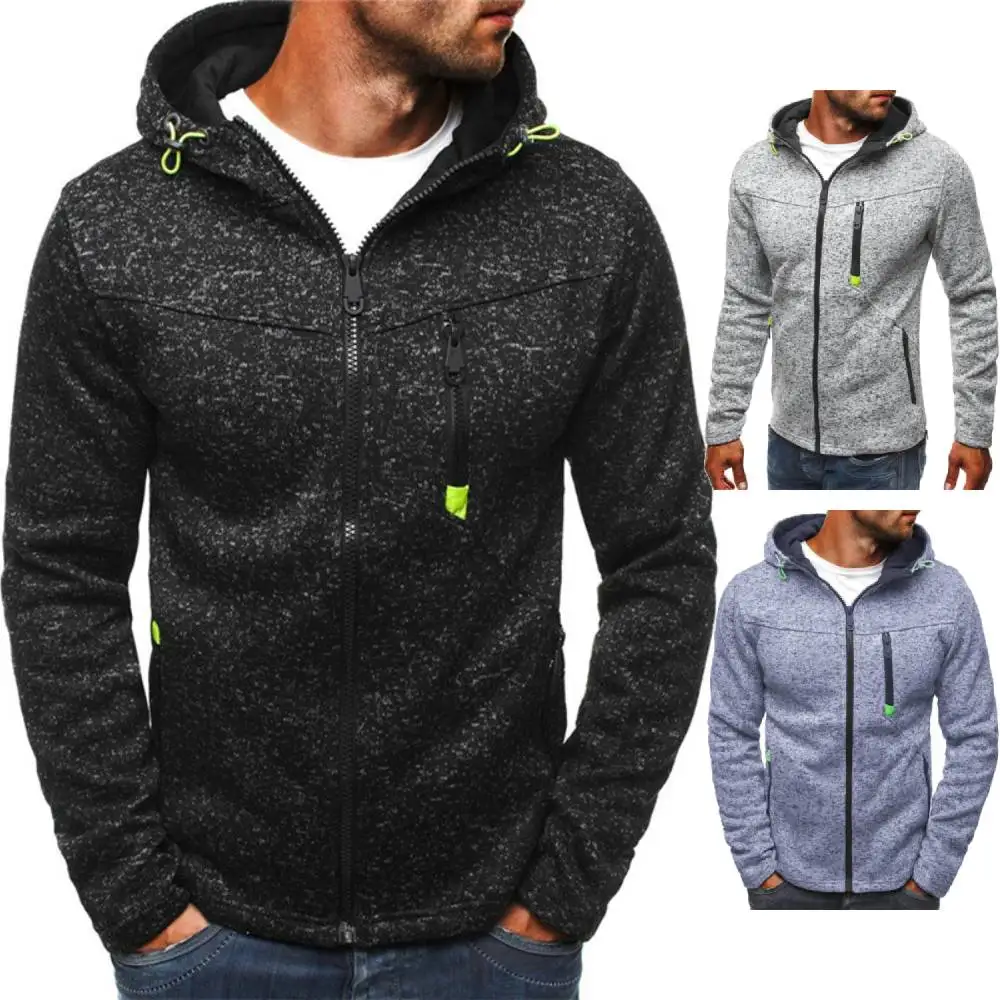 Men Hooded Sweatshirt Pullover For Male Hoody Man Sweatshirt Cardigan Hooded Men's Hoodies Sweatshirts Jacquard Hoodie Fleece