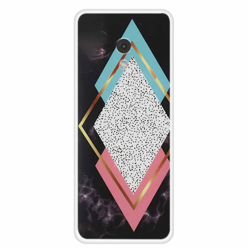 Marble Painted Clear TPU Back Cover - Protective Clear Shell