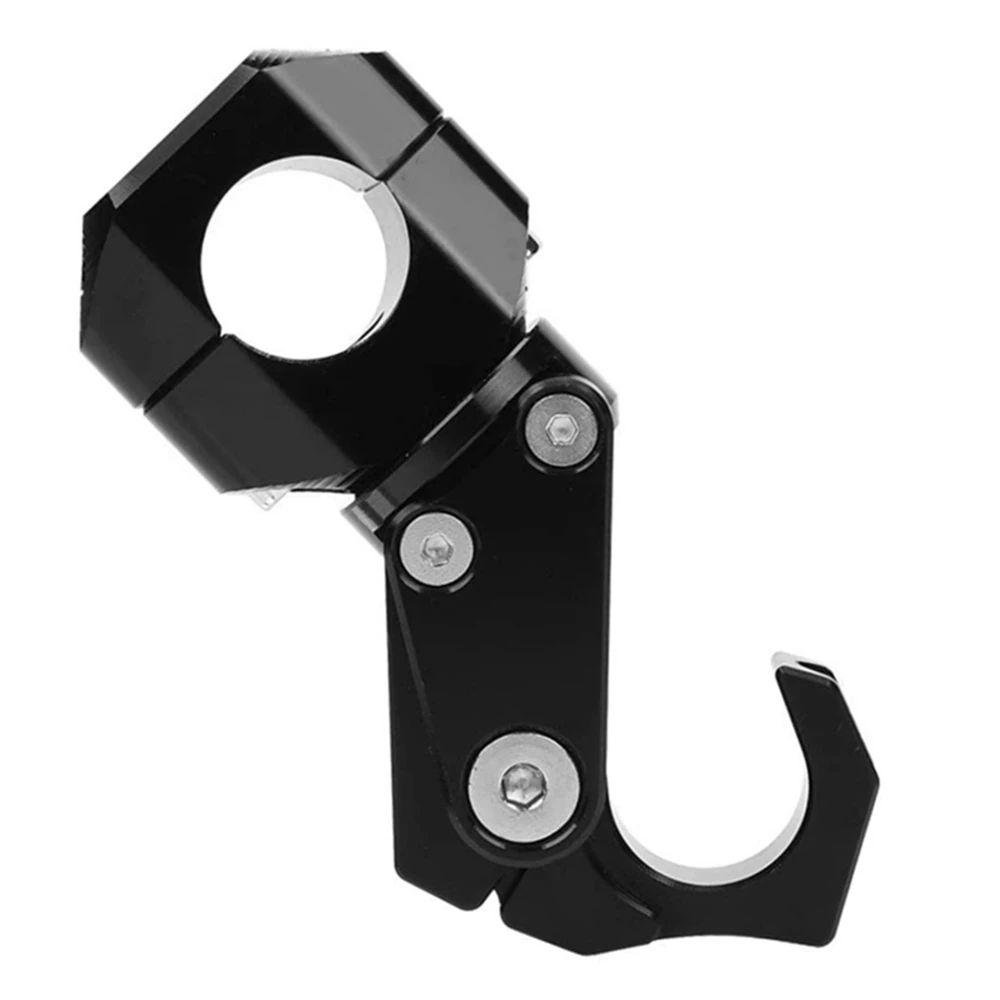 Motorcycle Hook Helmet Holder Luggage Bag Bottle Hook Hanger Carry Holder Storage CNC Aluminum Accessories Bike Bicycle Black
