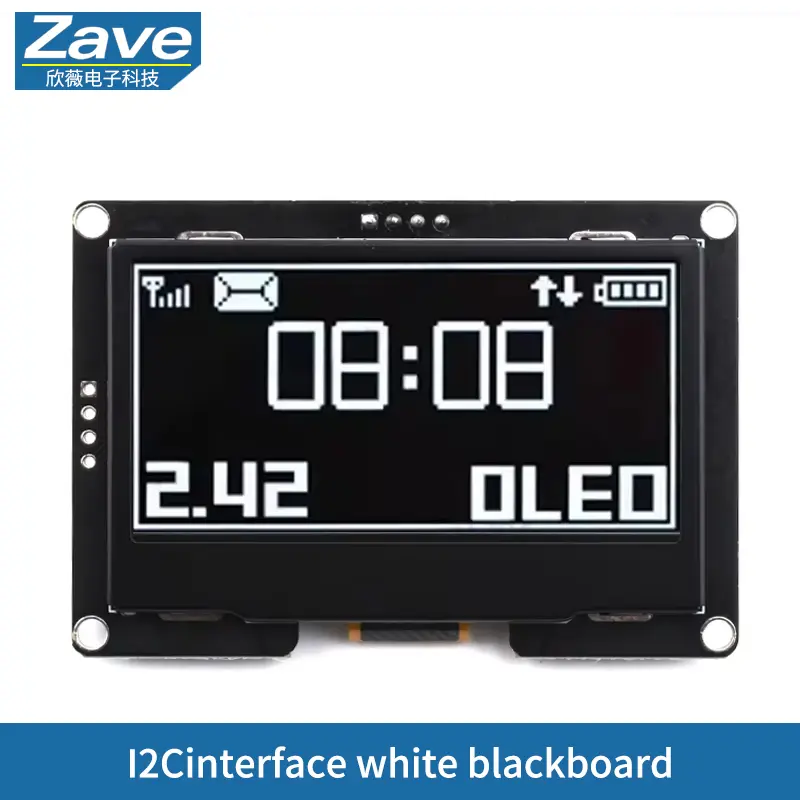 2.42" 2.42 inch OLED Display Module 128x64 LCD HD Screen Module SSD1309 7 Pin SPI/IIC I2C Serial Interface for Arduino UNO R3 image 7