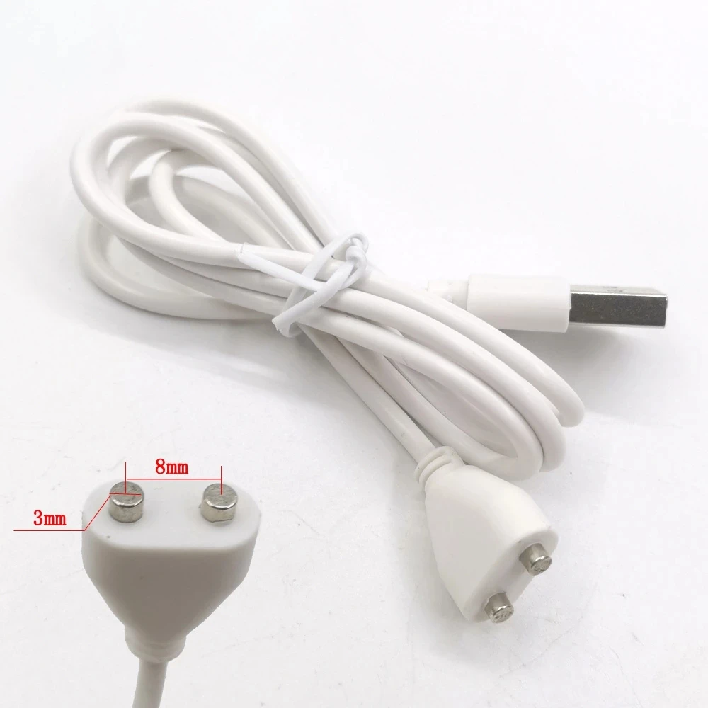 Enhanced Magnetic Charging Cable with Adjustable 2P Center Spacing for Beauty Instruments and Smart Devices