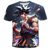 Cartoon Dragon Ball Z Top Kids 3D Print Short Sleeve Anime O Neck T-shirt Tees Children Soft T-shirts Boys' Casual Clothes Tops 1