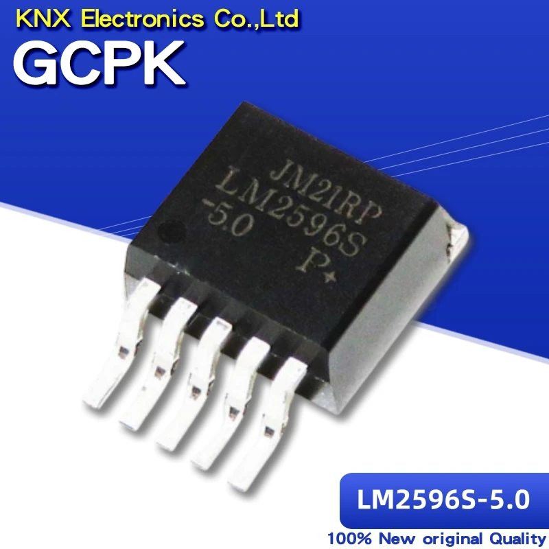 5 Pz Lm2577S-Adj Lm2575Hvs-5.0 Lm2596S-5.0 Lm2596S-Adj Lm2576S-5.0 To-263 Lm2577 Lm2575 Lm2596 Lm2576 Originale