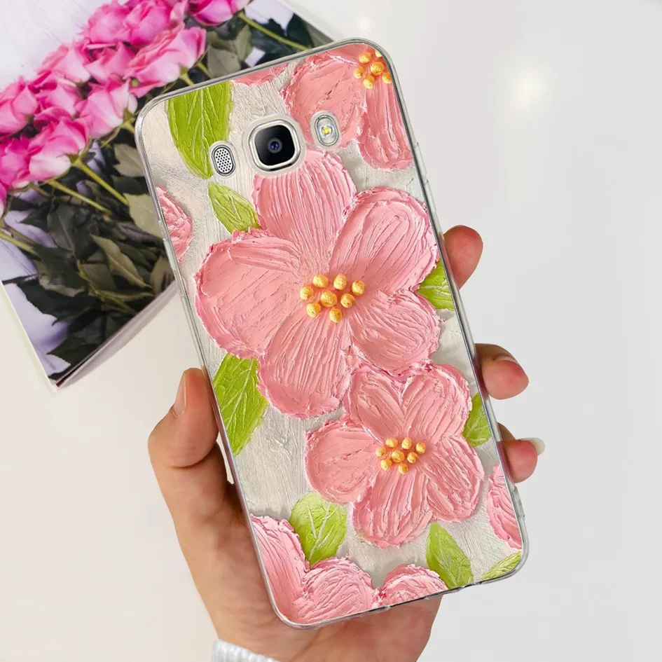 Floral Clear Silicone Soft Phone Case Cover