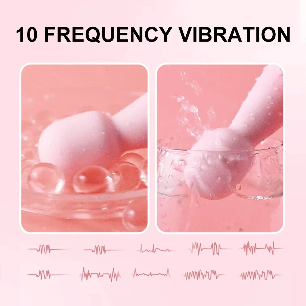Mini Rabbit Vibrator with 10 Modes –USB Rechargeable Clitoral Waterproof Quiet Love Egg for Women,Discreet Adult Toy
