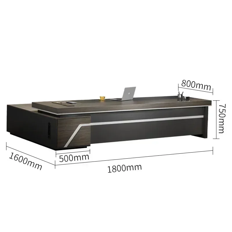 Scrivania minimalista Scrivanie per computer angolari elevabili Mobili per la casa multifunzione Tavolo da scrittura automatico per camera da letto per ufficio professionale - immagine 6