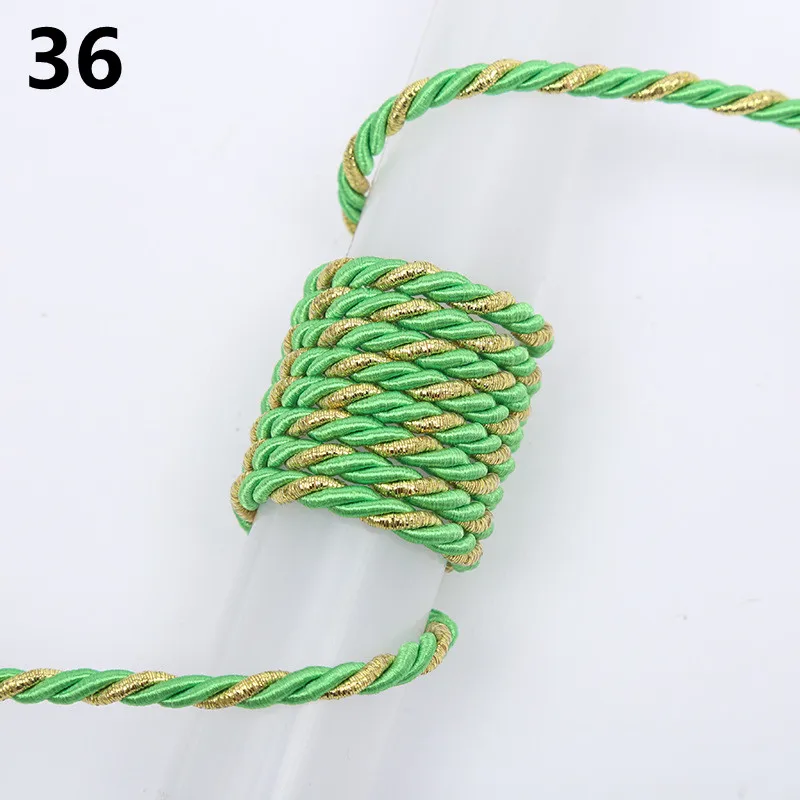 5m 3mm Three-Strand Colorful Polypropylene Rope for Rustic Home Decor & DIY Projects
