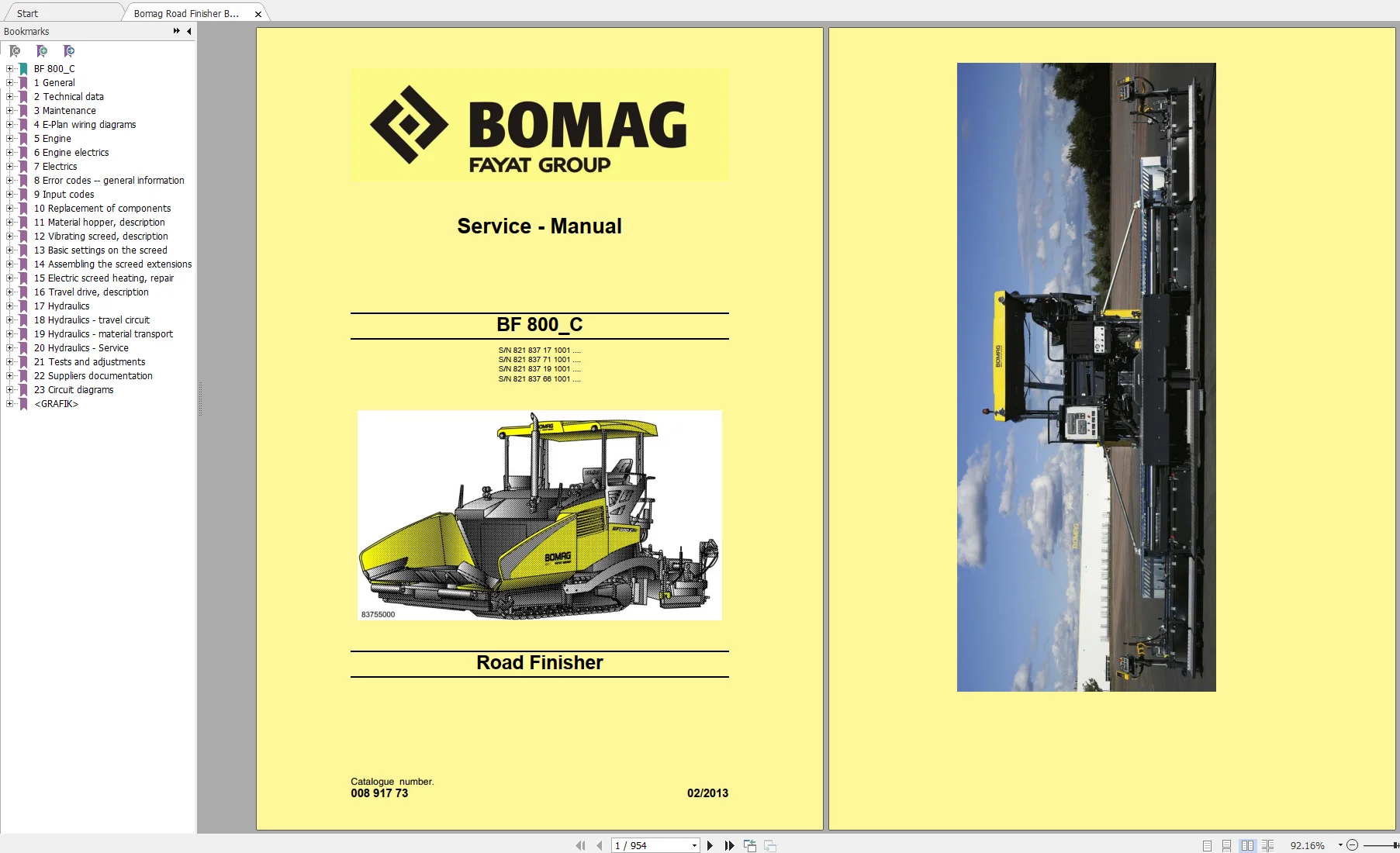 

Руководство по эксплуатации и эксплуатации BOMAG Machinery 24,7 GB PDF DVD