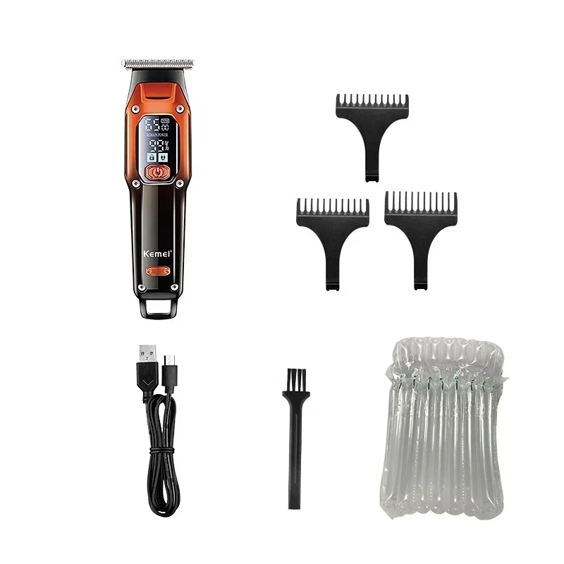 Wholesale Rechargeable Hair Trimmer Kemei km-658 Machine Hair Cut Razor Men'S Hair Clippers  barber 4
