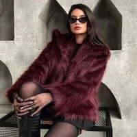 Jacket Solid Crop Long Sleeve Jacket Warm Winter Coats Woman Casual Coats 4