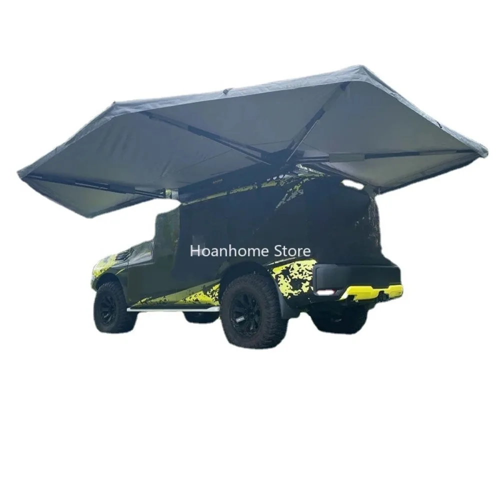 

Tents With Side Wall 270awning With Sides Camping 4X4 Car Truck Right / Left Side 270 Degree Canvas Legss Awning