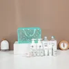 5 Color Waterproof PVC Cosmetic Storage Bag Women Transparent Organizer for Makeup Pouch Compression Travelling Bath Bags 6