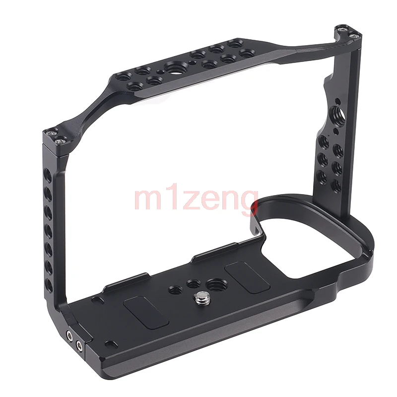 Alloy Rabbit cage Rig Handle Arm support bracket Stabilizer hotshoe for fujifilm X-H2 X-H2S camera video led microphone tripod