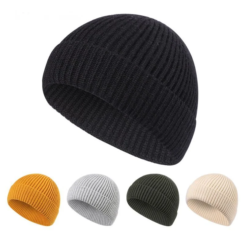Slouchy Beanies Uk Mens Winter Beanie Hat Warm Knit Cuffed Plain