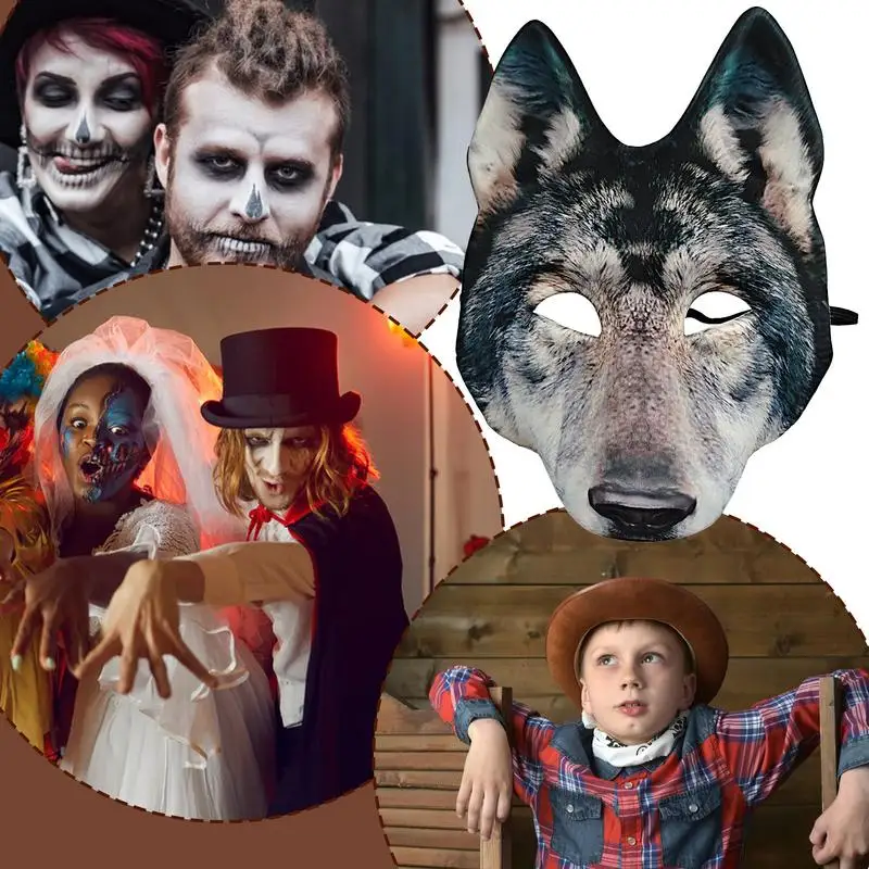 Halloween Mask Wolf Masque for Adults