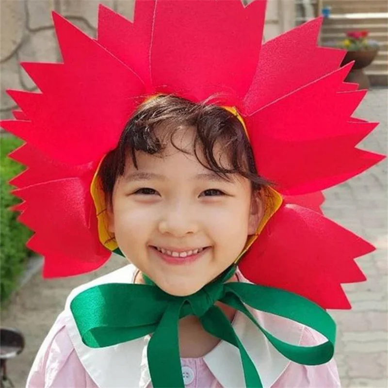 Korean Style Children Baby Girl Hair Decorations Sun Flower Birthday Party Festival Props Kids Girls Headwear Hair Accessories