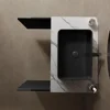 30" Bathroom Vanity with Ceramic Sink Combo, Freestanding Bathroom Storage Cabinet with 2 Soft Close Doors and Sink Hole Cover 3