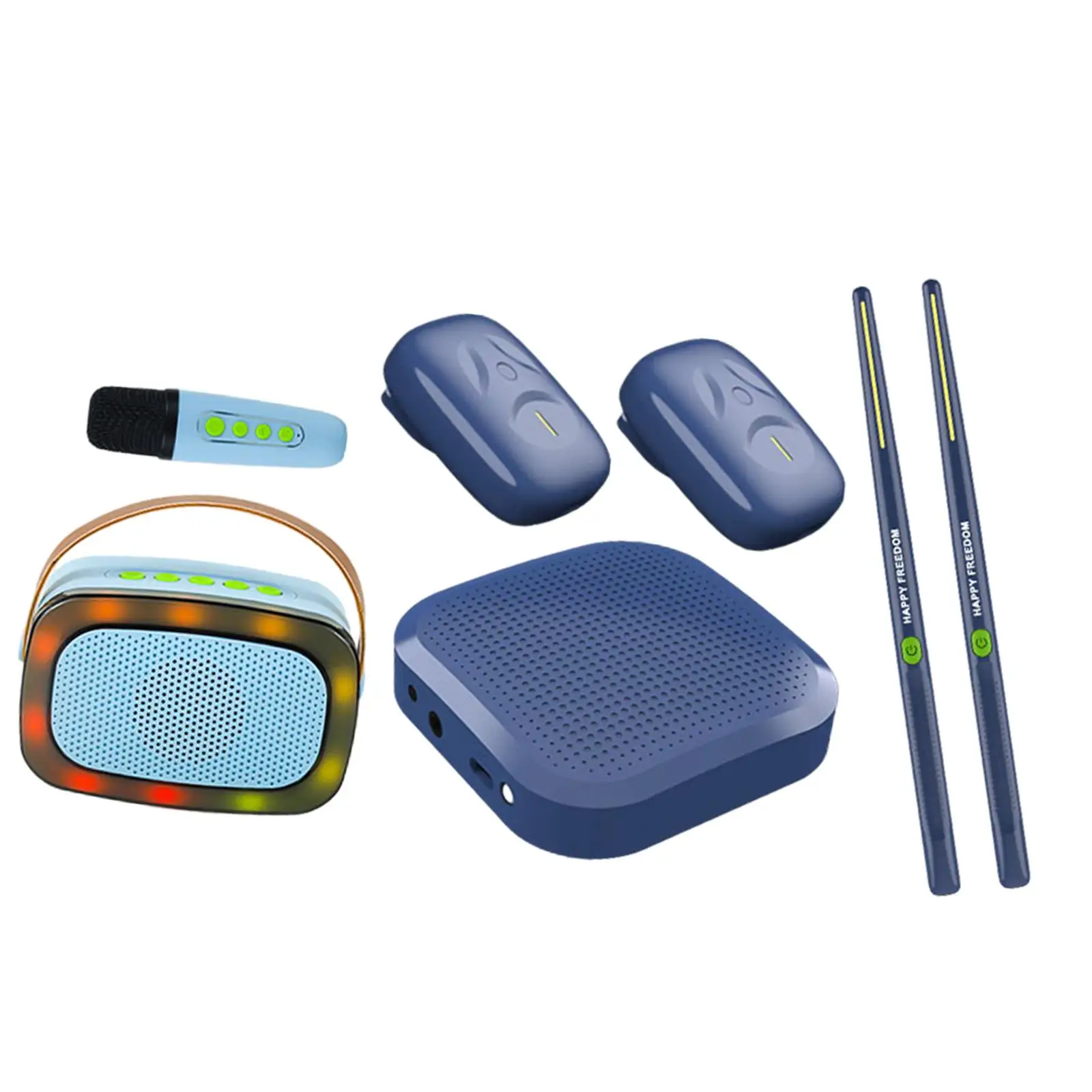 

Electric Air Drum Set Multifunctional Speaker for Children Birthday Gift