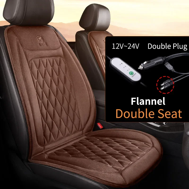 Karcle Universal Heated Car Seat Cushion - Electric Heating Pad for Ultimate Comfort