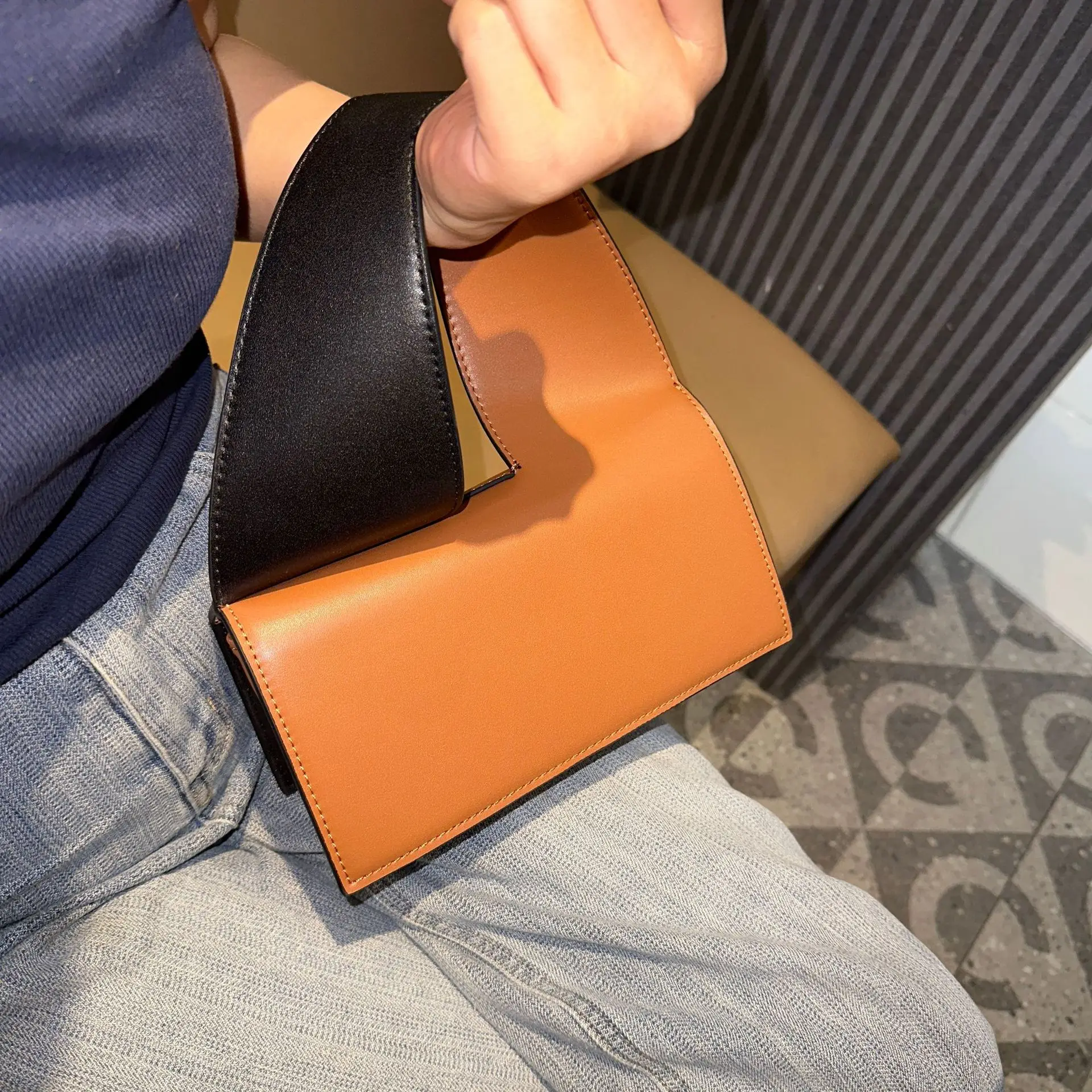 Women's Bag 2024 Trend Handbags Female Handbags Retro Solid Color PU Leather Shoulder Underarm Bag Ladies Shopper Hobos Bag