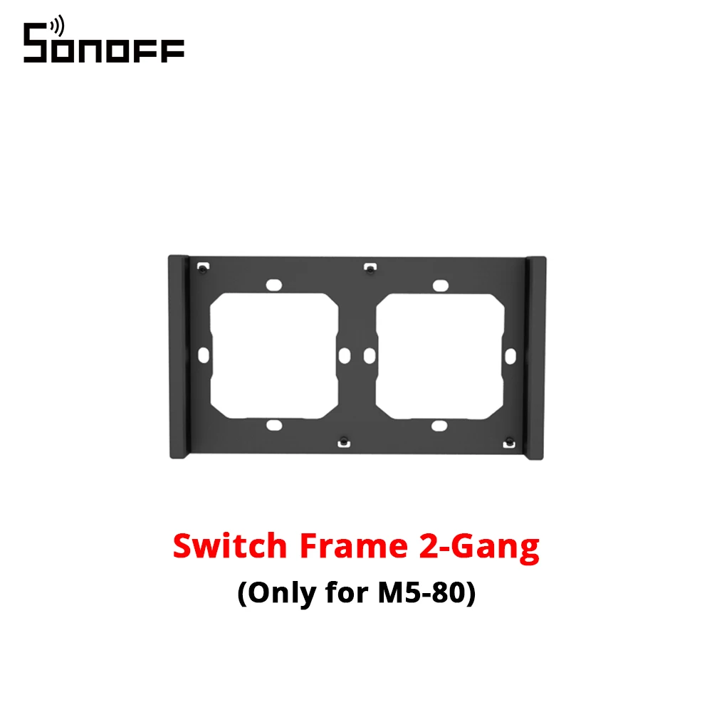 SONOFF M5 SwitchMan Smart Wall Switch 80/86 Type Push Button Switch 1/2/3 Gang Switch Frame Remote Control for Alexa Google Home 