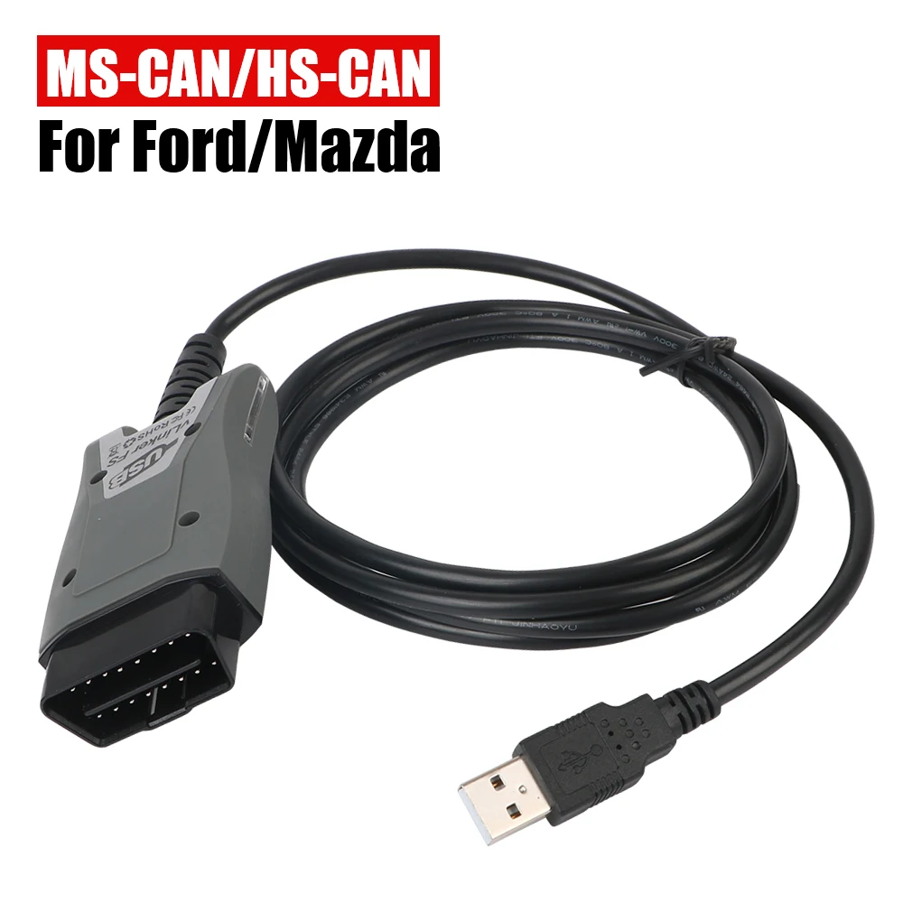 

Car Diagnostic Scanner ELM 327 OBD 2 HS/MS-CAN For Mazda For Ford FORScan Interface Tools OBDII FS ELM327 VLinker FS USB