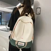 2023 New Women'S Backpack Large Capacity Unisex Contrast Color Women Backpack Female Large Capacity Female School Backpacks Sac 3