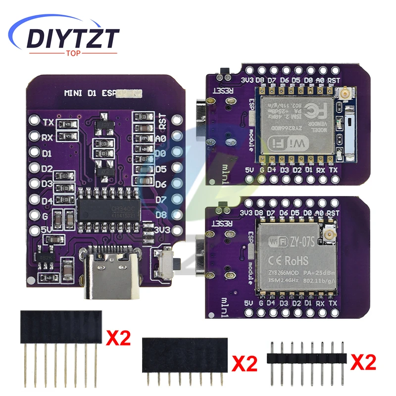 D1 미니 TYPE-C ESP8266 ESP-07/07S CH340G USB D1 미니..