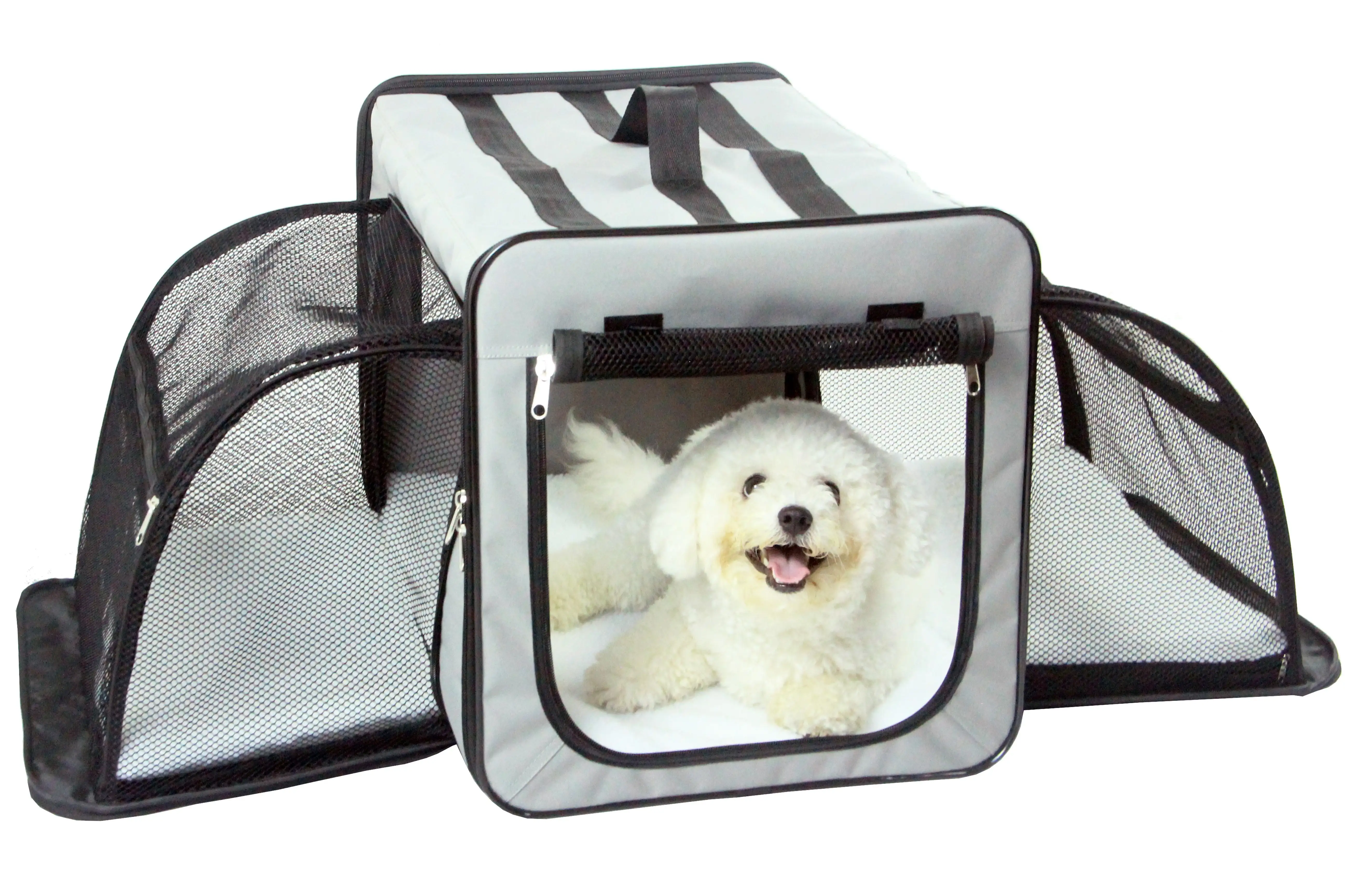 

Pet Life Capacious Dual-Expandable Wire Dog Crate