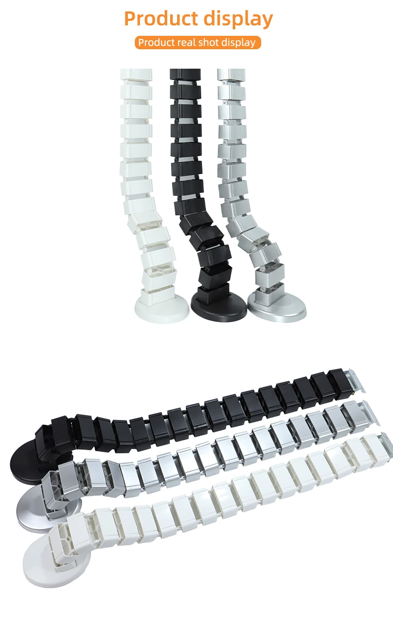 Tubo Serpentina Plástico para Armazenamento De Mesa,