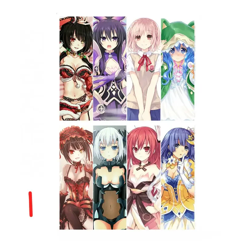 

DATE A LIVE Anime Bookmarks Waterproof Transparent Plastic Bookmark Book Marks