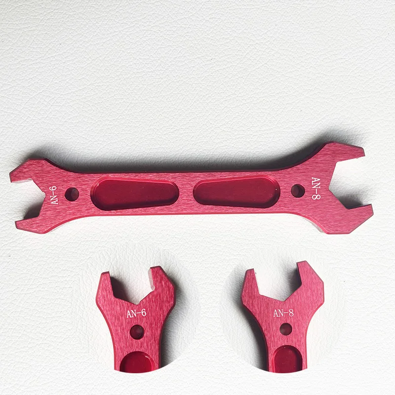 Description Picture 3 of itemDouble Ended Fitting AN Aluminum Wrench Hose Fitting Tool Socket Wrench Spanner Tool Kit AN3 AN4 AN6 AN8 AN10 AN12